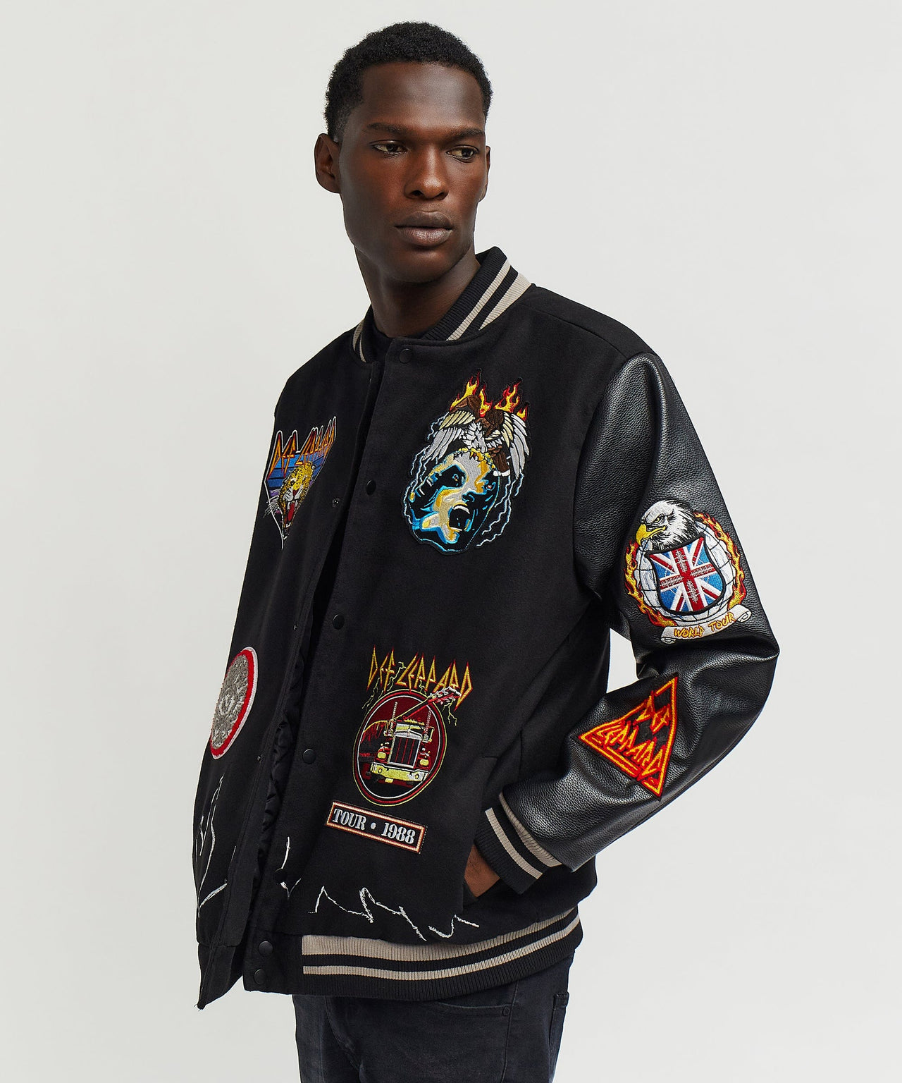 Def Leppard Hysteria Tour Varsity Jacket