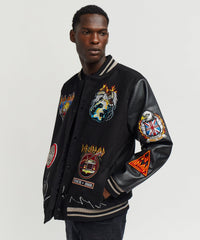 Thumbnail for Def Leppard Hysteria Tour Varsity Jacket