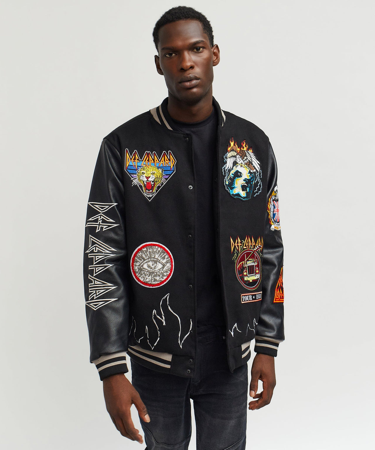 Def Leppard Hysteria Tour Varsity Jacket
