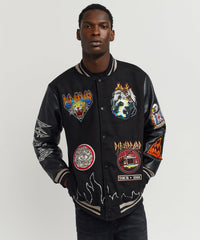 Thumbnail for Def Leppard Hysteria Tour Varsity Jacket