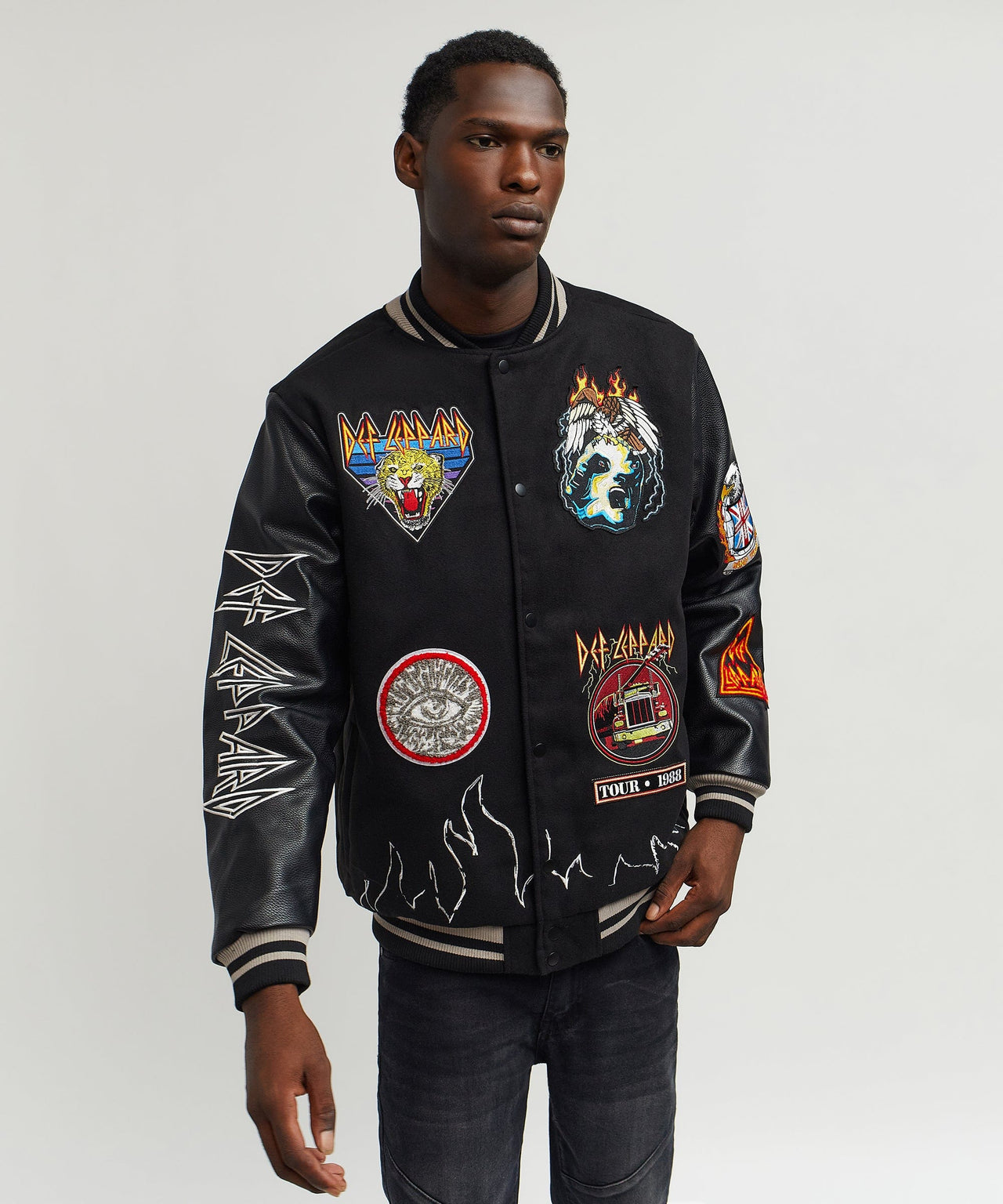 Def Leppard Hysteria Tour Varsity Jacket