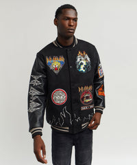 Thumbnail for Def Leppard Hysteria Tour Varsity Jacket