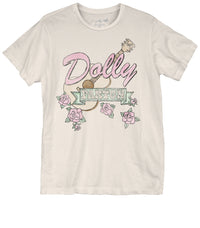 Thumbnail for Dolly Parton - Pink Rosey Guitar T-Shirt
