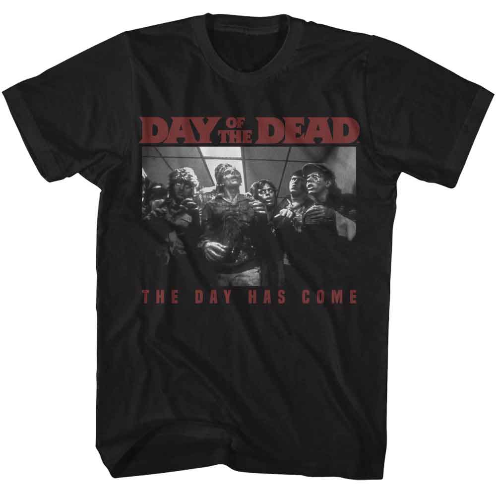 DAY OF THE DEAD-DOTD THE DAY HAS COME-BLACK ADULT S/S TSHIRT