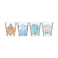 Thumbnail for Disney Princess Frames  4pc. 1.5oz. Mini Glass Set 4x1 – 12 pc ppk ($6.00 each)