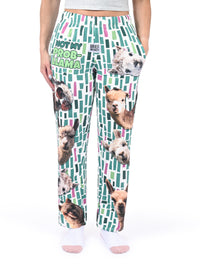 Thumbnail for Not My Prob-Llama Pajama Pants front view