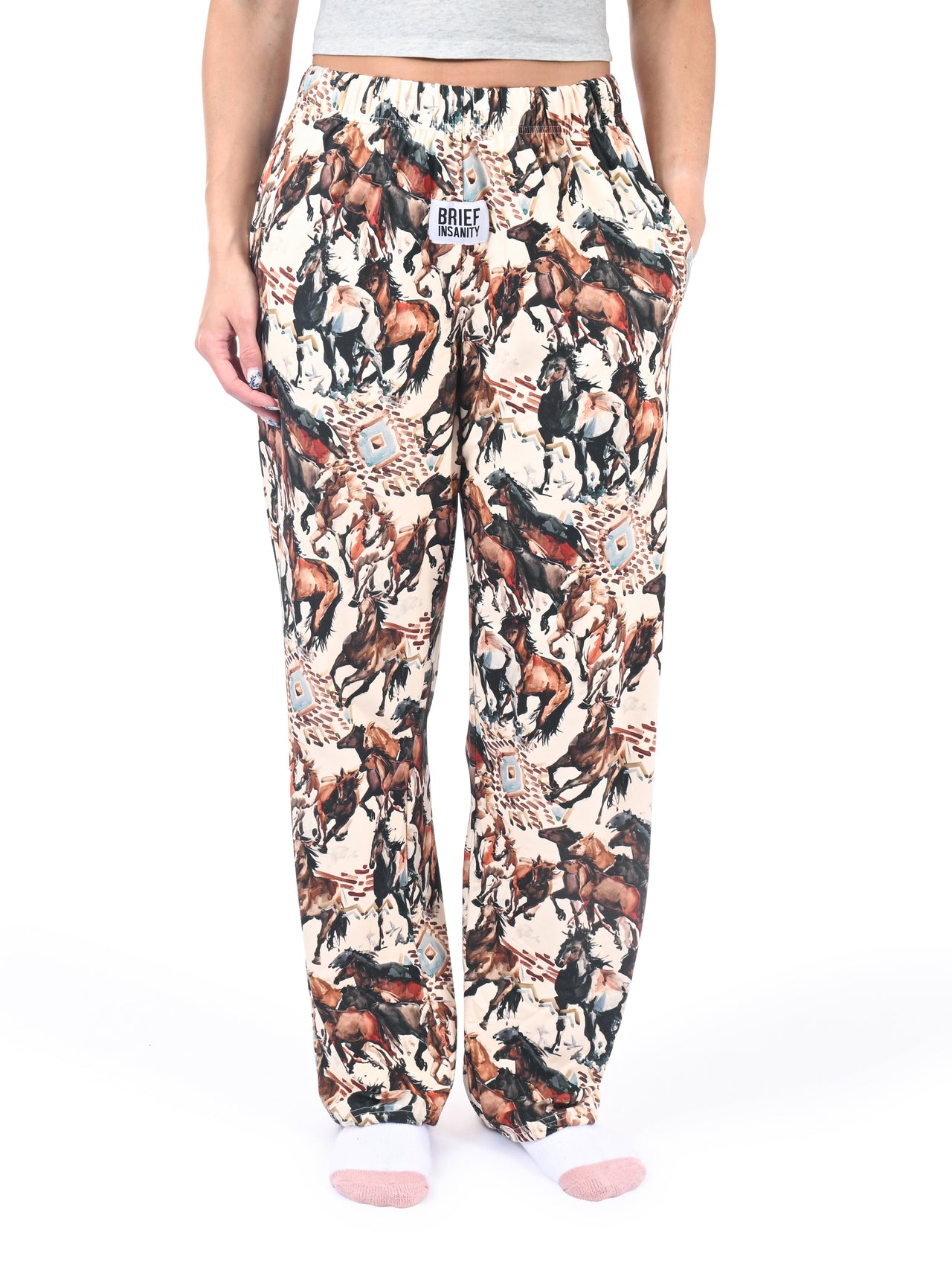 Rustic Horse Pajama Pants front view