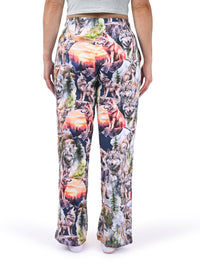 Thumbnail for All Over Wolf Lounge Pants back view