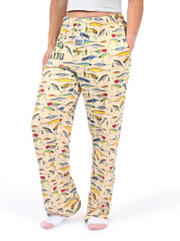 Thumbnail for Lured To Fishing Lounge Pants front view