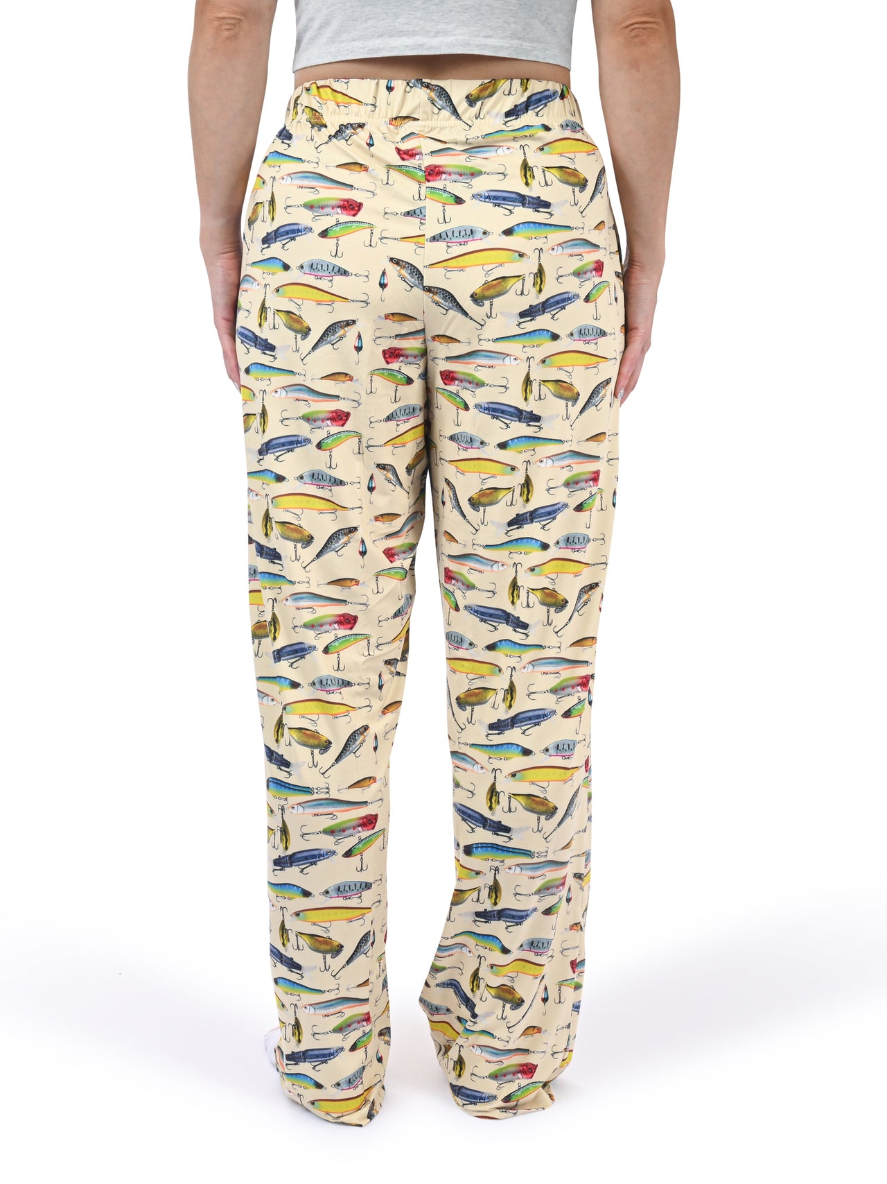 Lured To Fishing Lounge Pants back view