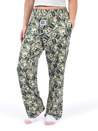 Thumbnail for Money Pajama Pants side angle view