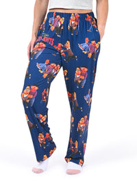 Thumbnail for Classic Bro-Ments Pajama Pants side angle view