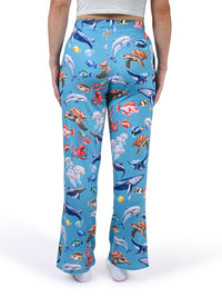 Thumbnail for Protect Our Oceans Lounge Pants back view