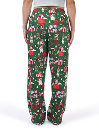 Thumbnail for Here Comes Santa Paws Lounge Pants back view