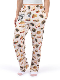 Thumbnail for Life Is Better with Tacos Pajama Pants side angle view