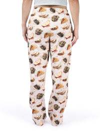 Thumbnail for Life Is Better with Tacos Pajama Pants back view