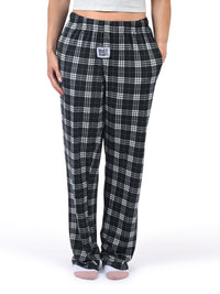 Thumbnail for Black Plaid Pajama Pants front view