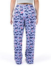 Thumbnail for Hug More Dogs Pajama Pants back view