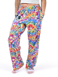 Thumbnail for Snoopy Far Out Pajama Pants side angle view