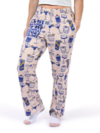 Thumbnail for Emotional Support Beverage Pajama Pants side angle view