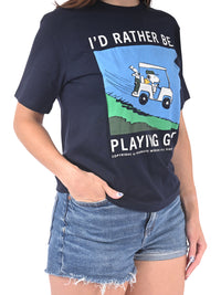 Thumbnail for Snoopy Golf Short Sleeve T-Shirt side angle view