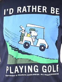 Thumbnail for Snoopy Golf Short Sleeve T-Shirt close up view