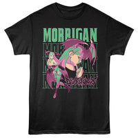 Thumbnail for Darkstalkers - Darkstakers Morrigan Stacked T-Shirt
