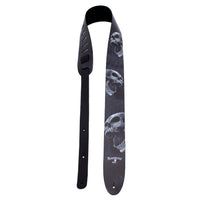 Thumbnail for ALCHEMY BERSERKER SKULL PRINTED LEATHER GUITAR STRAP