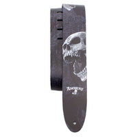 Thumbnail for ALCHEMY BERSERKER SKULL PRINTED LEATHER GUITAR STRAP