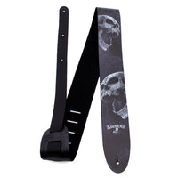 Thumbnail for ALCHEMY BERSERKER SKULL PRINTED LEATHER GUITAR STRAP