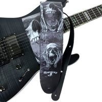 Thumbnail for ALCHEMY THE SCREAM PRINTED LEATHER GUITAR STRAP