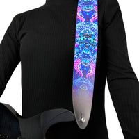 Thumbnail for DAVID BOLLT ELECTRIC DEEP PRINTED LEATHER GUITAR STRAP