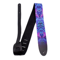 Thumbnail for DAVID BOLLT ELECTRIC DEEP PRINTED LEATHER GUITAR STRAP