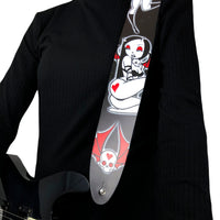 Thumbnail for DAVID BOLLT PRINTED LEATHER GUITAR STRAP