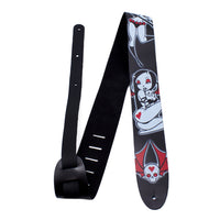 Thumbnail for DAVID BOLLT PRINTED LEATHER GUITAR STRAP