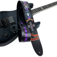 Thumbnail for GUNS N ROSES APPETITE FOR DESTRUCTION PRINTED LEATHER GUITAR STRAP