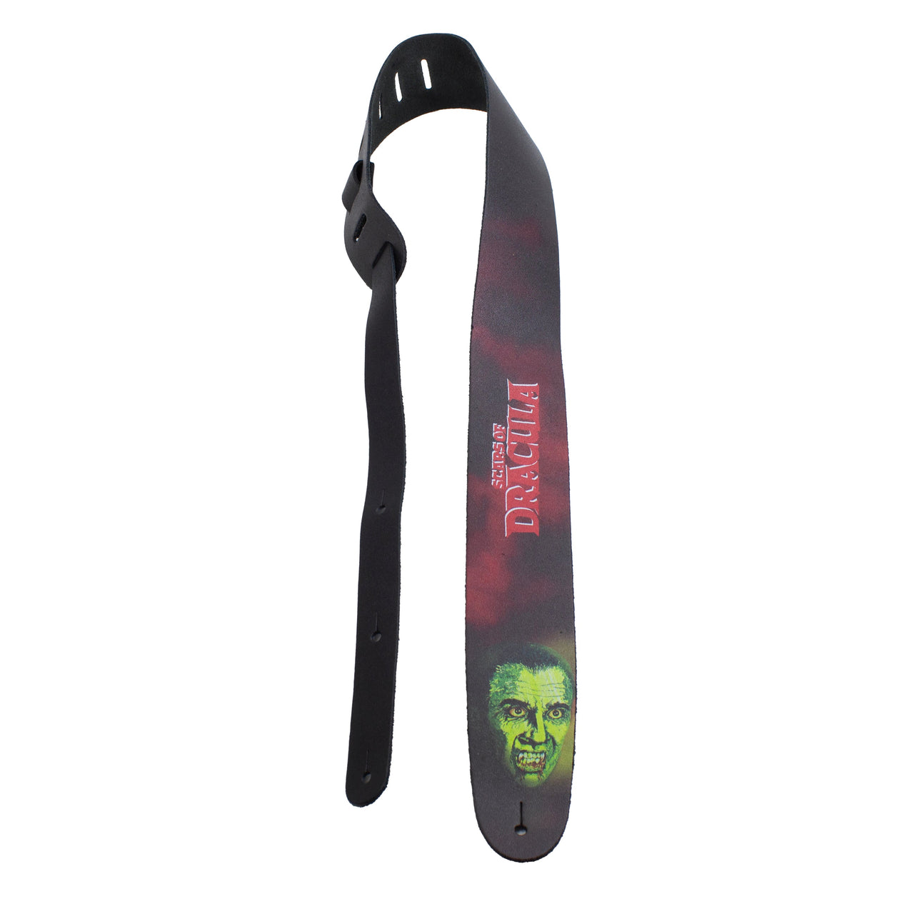 SCARS OF DRACULA BY Hammer Films PRINTED LEATHER GUITAR STRAP