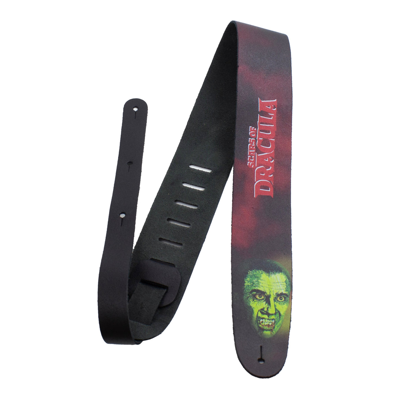 SCARS OF DRACULA BY Hammer Films PRINTED LEATHER GUITAR STRAP
