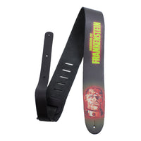 Thumbnail for HORROR OF FRANKENSTEIN BY Hammer Films PRINTED LEATHER GUITAR STRAP