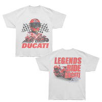 Thumbnail for Ducati - Legends Ride F&b T-Shirt