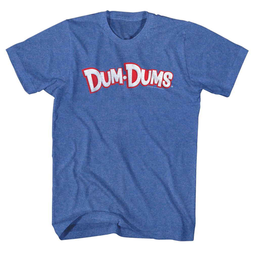 DUM DUMS-LOGO-ROYAL HEATHER ADULT S/S TSHIRT