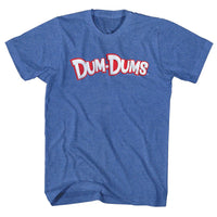 Thumbnail for DUM DUMS-LOGO-ROYAL HEATHER ADULT S/S TSHIRT