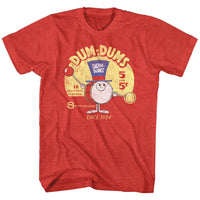 Thumbnail for DUM DUMS-DRUM MAN AD-RED HEATHER ADULT S/S TSHIRT