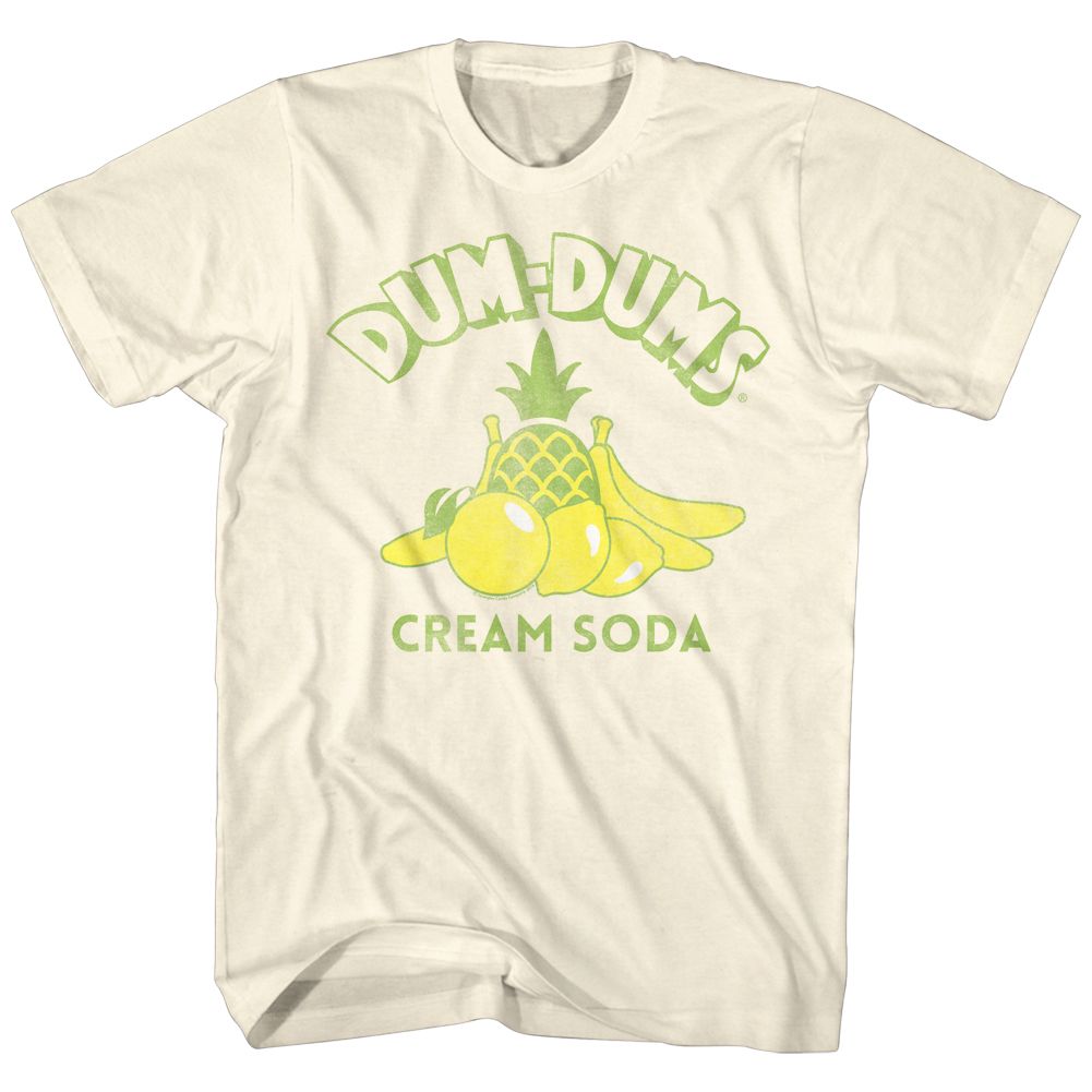 DUM DUMS-CREAMSODA-NATURAL ADULT S/S TSHIRT