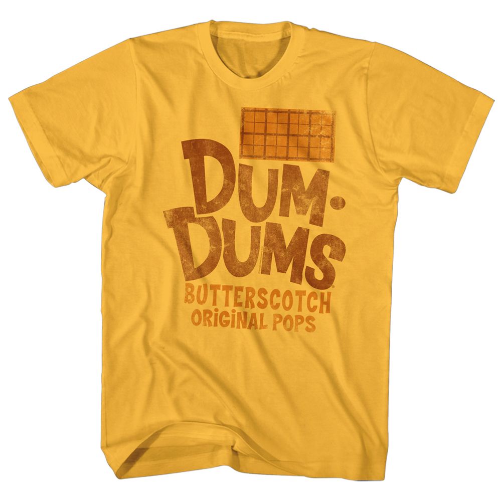 DUM DUMS-BUTTERSCOTCH-GINGER ADULT S/S TSHIRT