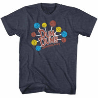 Thumbnail for DUM DUMS-DUM DUMS-NAVY HEATHER ADULT S/S TSHIRT