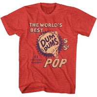 Thumbnail for DUM DUMS-DUM DUMS FIVE FOR FIVE-RED HEATHER ADULT S/S TSHIRT
