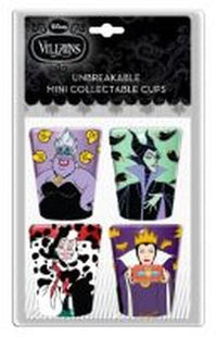 Thumbnail for Disney Villains Patterns 4pc 1.5oz Plastic Mini Cup Set – 24 pc ppk ($3.50 each)