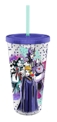 Thumbnail for Disney Villains Diabolically Devious Group  32oz Confetti Cold Cup – 12 pc ppk ($7.50 each)