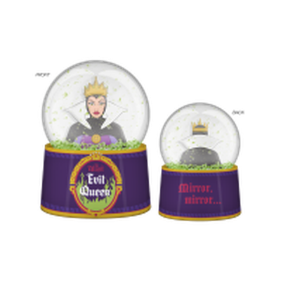 Disney Evil Queen The Most Evil  Boxed  45mm Light Up Snow Globe – 24 pc ppk ($5.00 each)